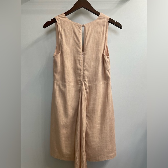NEW! Sunday in Brooklyn Anthropologie - XXS Blush Colored Linen Dress - Picture 5 of 11